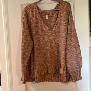 Anthropologie Pilcro Deep V-neck Sweater